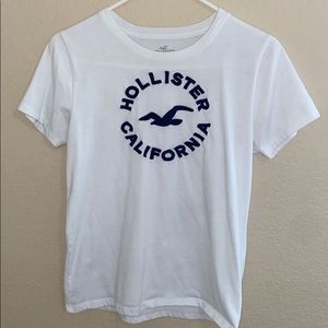 Hollister Logo White T-Shirt